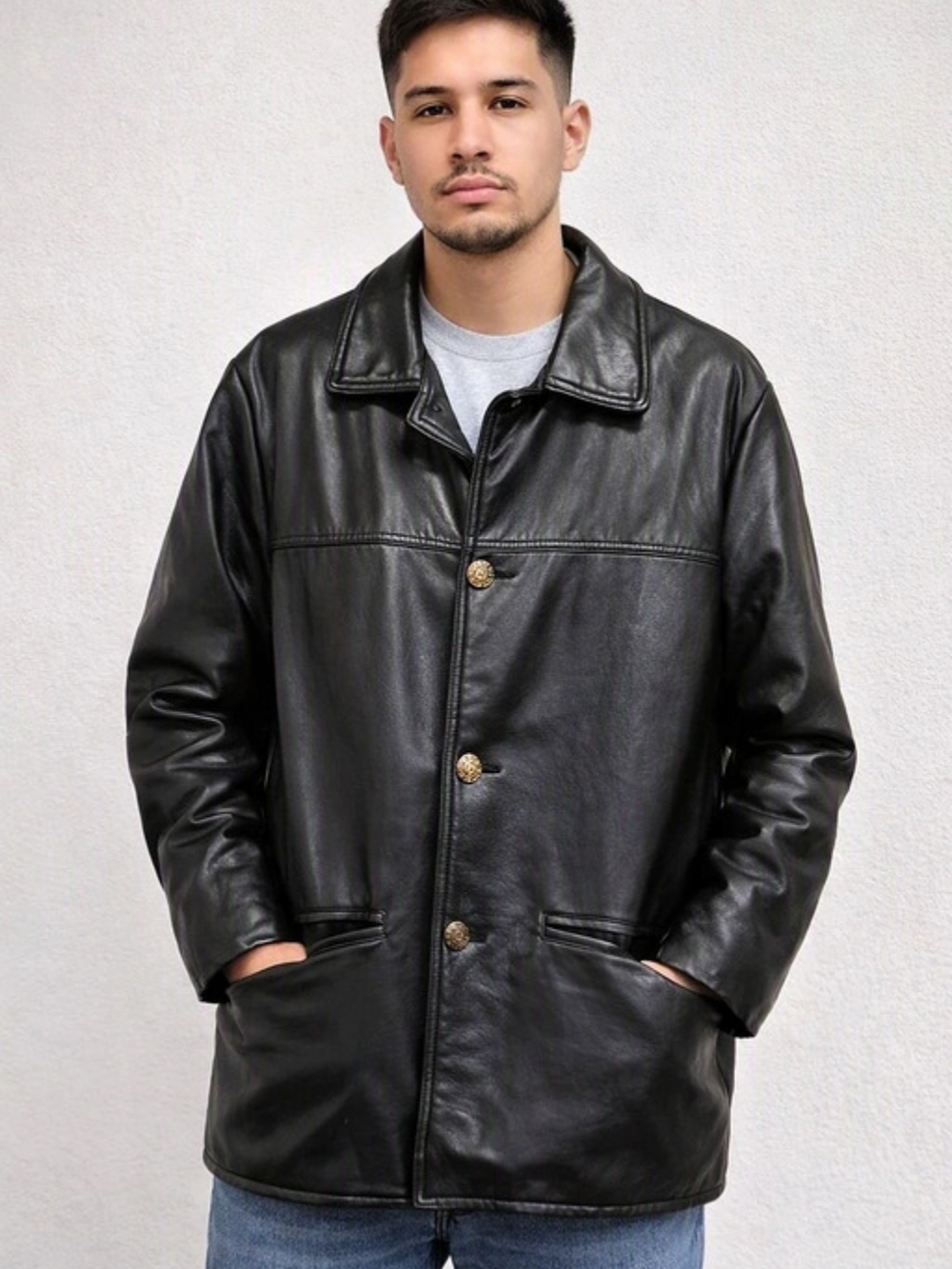 Harley-Davidson Men's Black Leather Jacket Like New